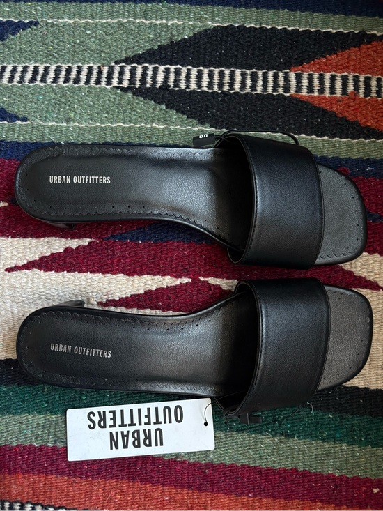 Urban Outfitters Shoes - Black Chic (P)Leather Sandals